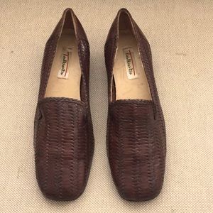 Talbots weave loafers